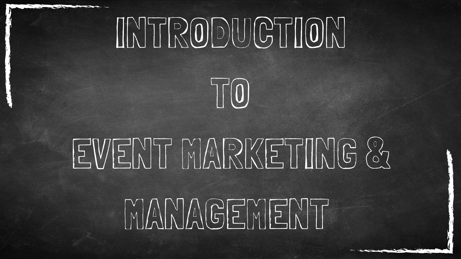 Event Management & Marketing Certification (Coming Soon)