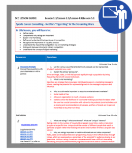 Tiger King Lesson Plan